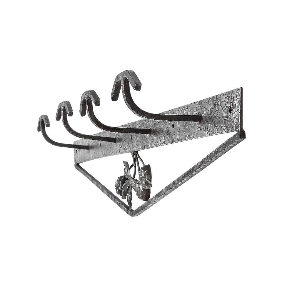 antique-wall-coat-rack-in-hammered-wrought-iron-4-hooks-circa-1930