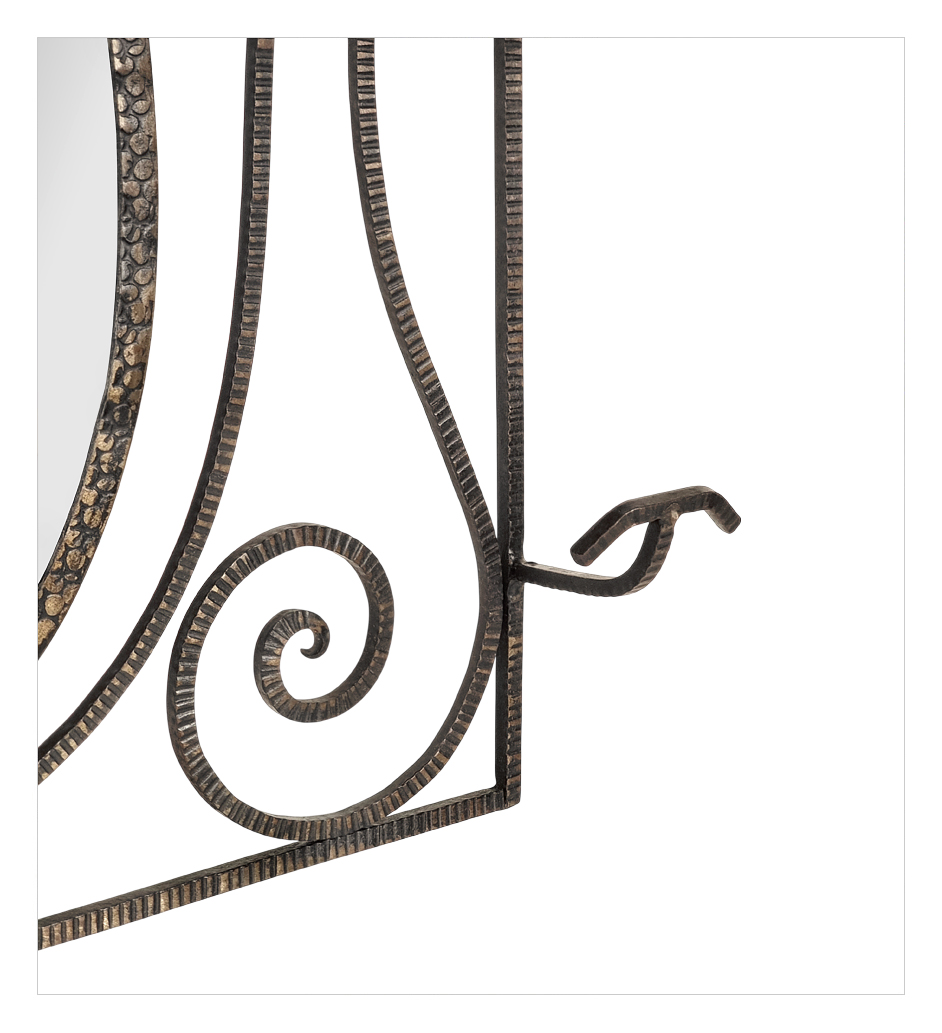 hammered-metal-french-art-deco-mirror-rack-1930s